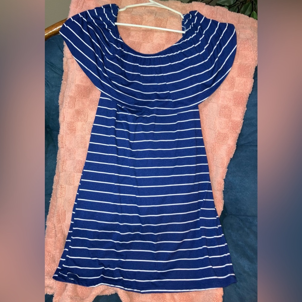West Loop Blue and White Striped Garment